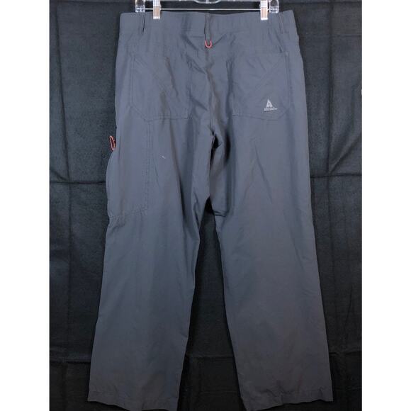 Ascend Mens Pants Gray Cargo Straight Leg Outdoor Hiking Stretch 36x30 (36x28) - Picture 9 of 12